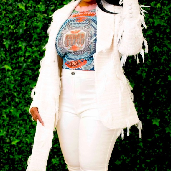 Unique Banknote Long Sleeve Graphic Crop Sexy Mesh Sheer Streetwear T Shirts - Picture 9 of 15